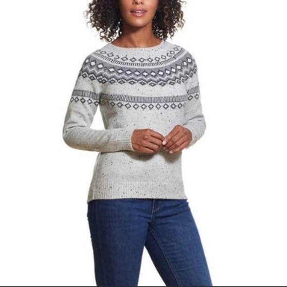 Weatherproof Vintage Nordic Fair Isle Ski Sweater Extra Large - Picture 2 of 9